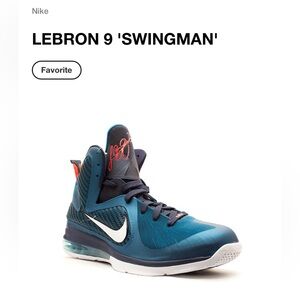 NWT- Nike LeBron 9 “swingman” mens sneakers size 9